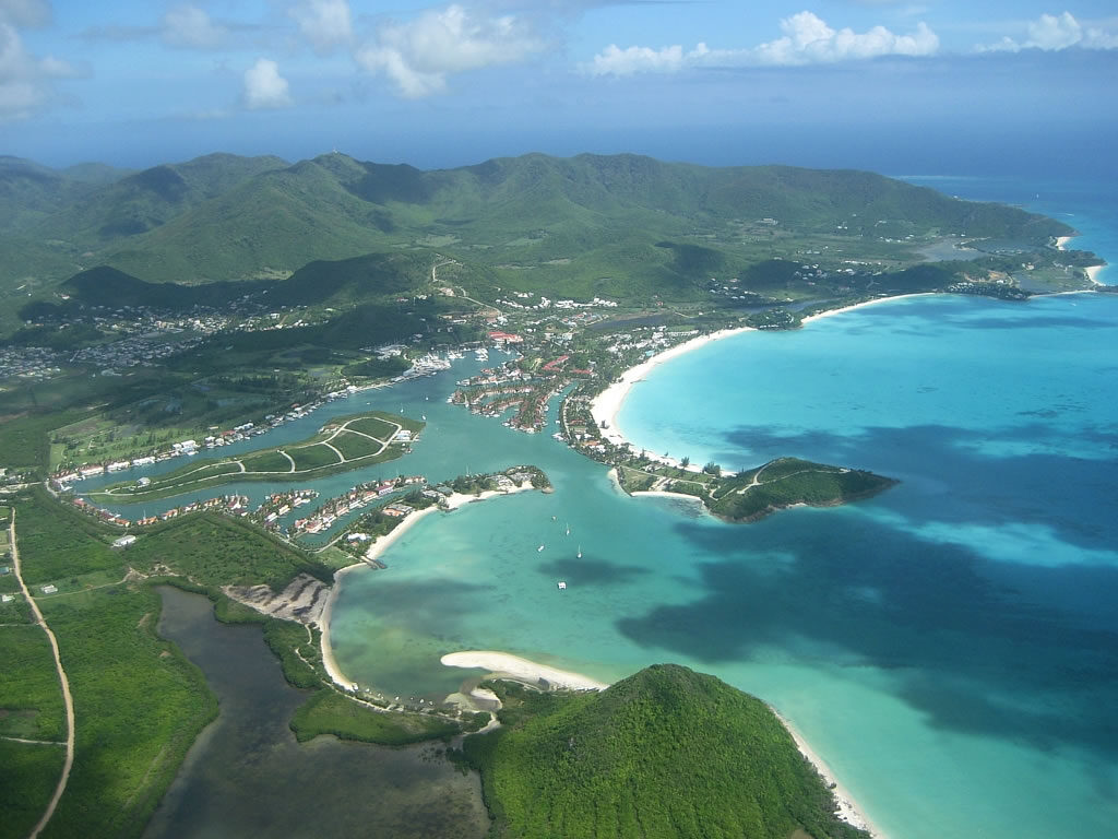 Ansicht von Antigua – Jolly Harbour