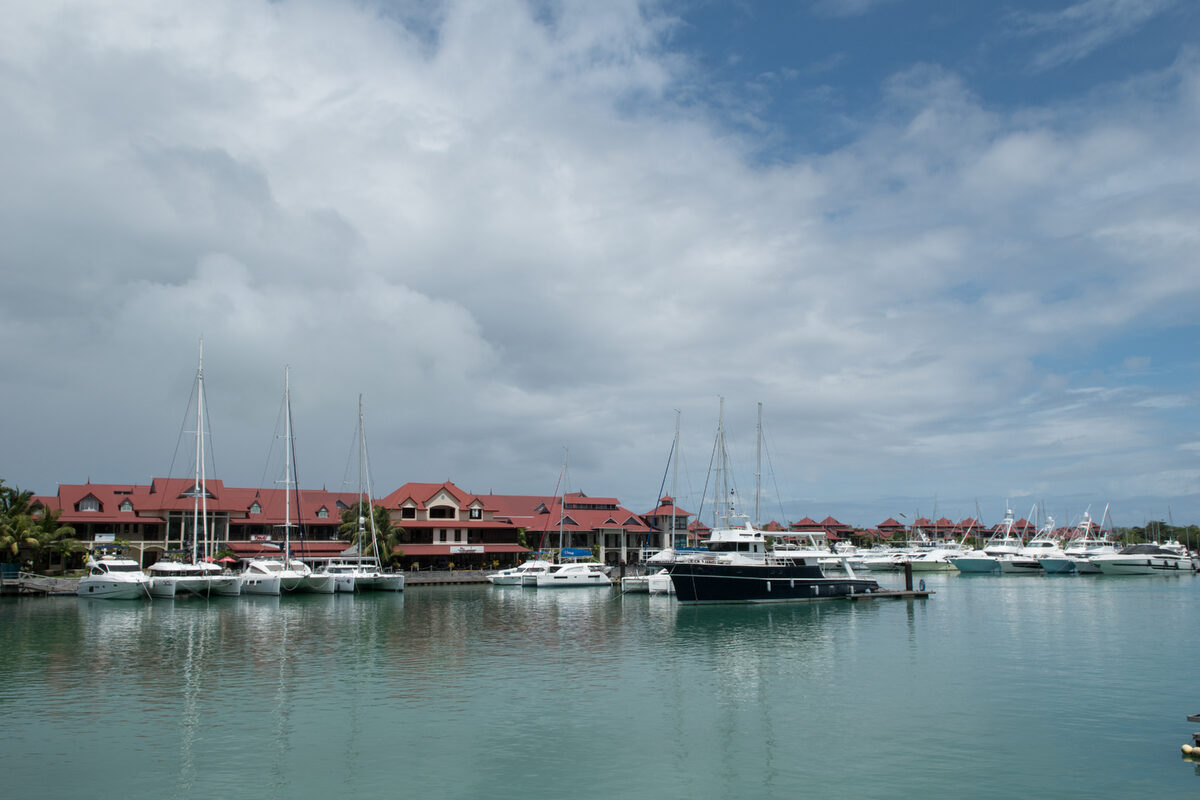 Ansicht von Mahe – Eden Island Marina