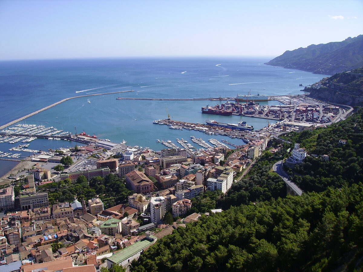 Ansicht von Salerno – Marina d'Arechi