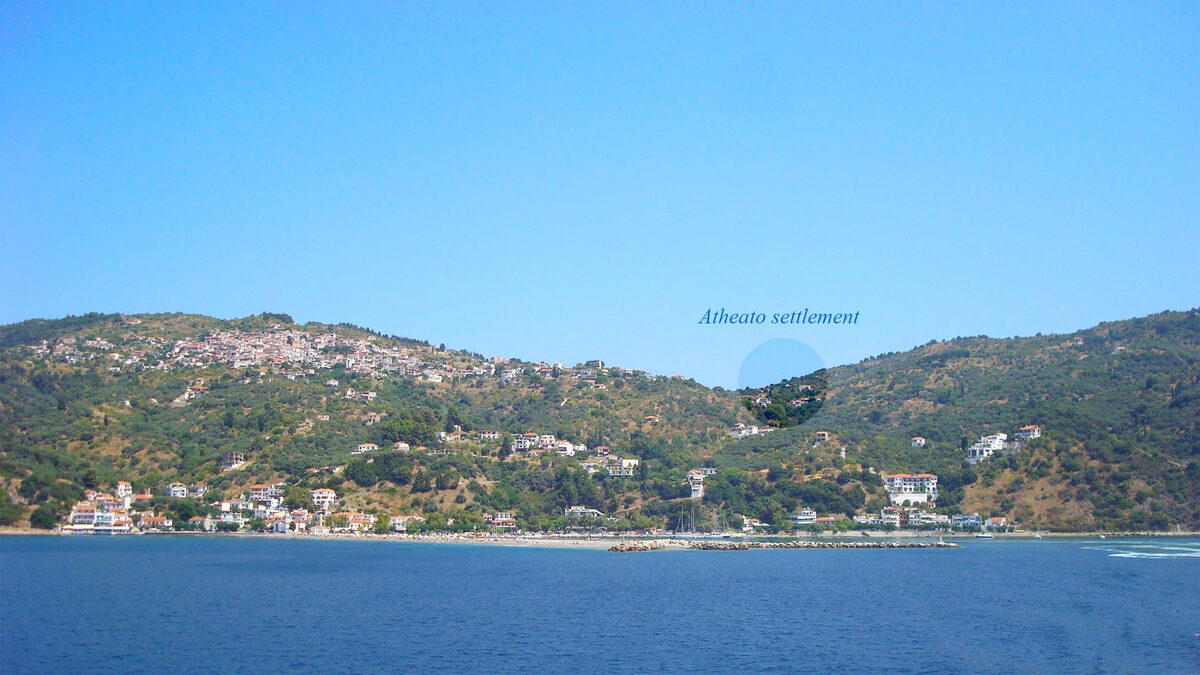 Ansicht von Skopelos – Port Loutraki / Glossa