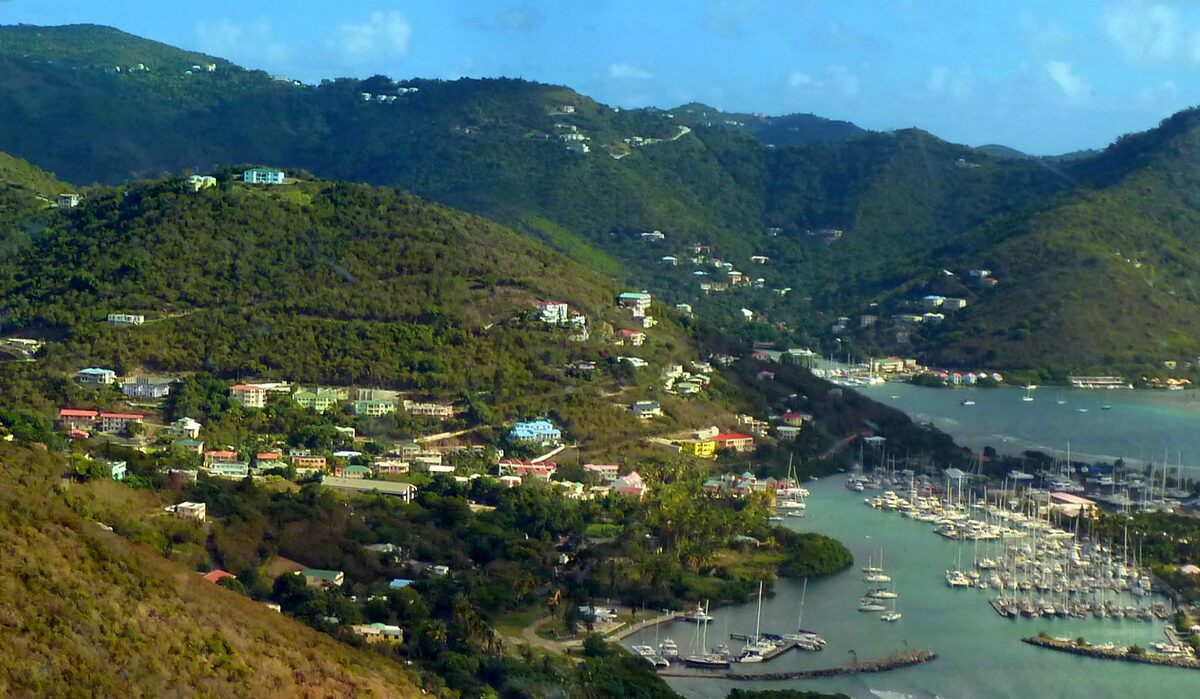 Ansicht von Tortola &ndash; Nanny Cay Marina