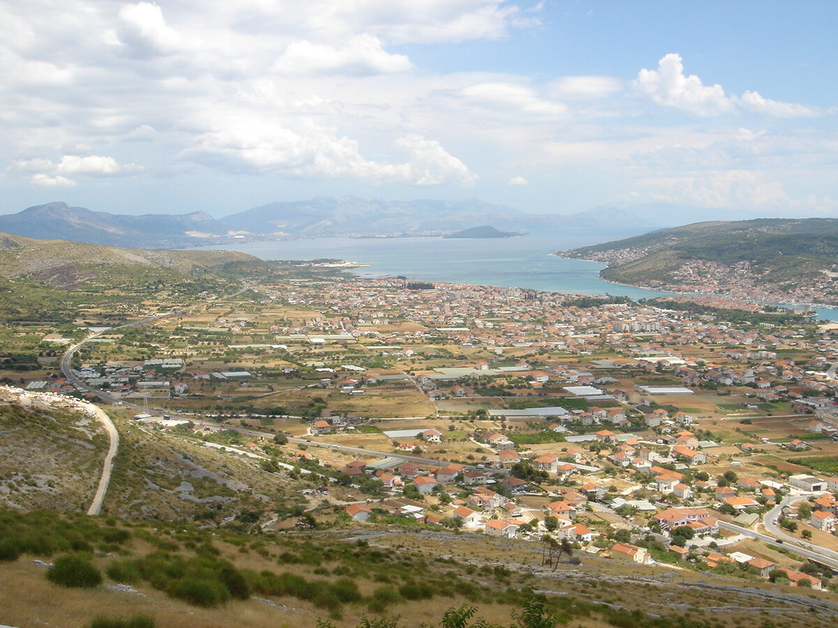Ansicht von Trogir – Seget Marina